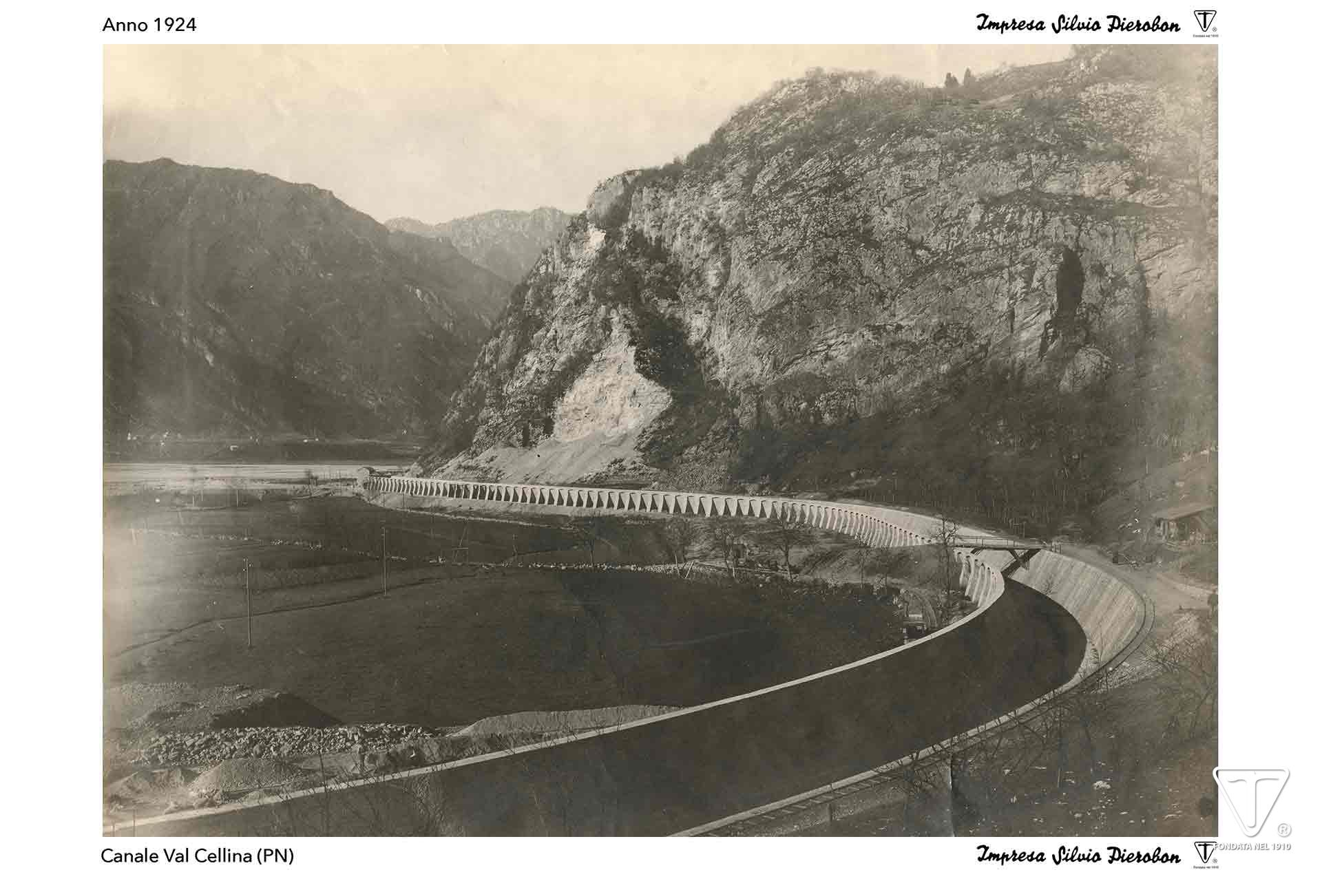 Impresa Silvio Pierobon - Foto storiche - Val Cellina