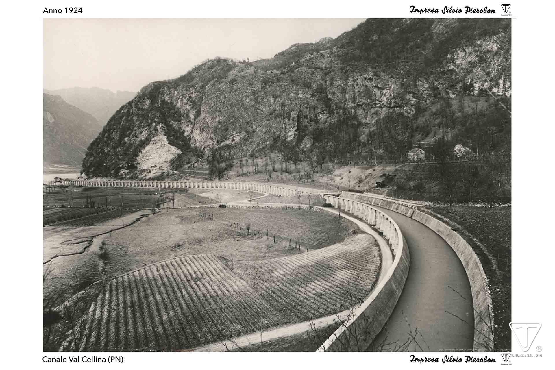 Impresa Silvio Pierobon - Foto storiche - Val Cellina