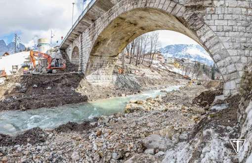 Impresa Pierobon srl - Realizzazioni - Torrente Boite | Cortina d’Ampezzo