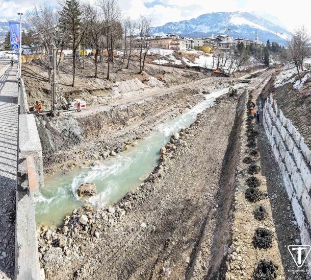 Impresa Silvio Pierobon - Realizzazioni - Torrente Boite | Cortina d’Ampezzo